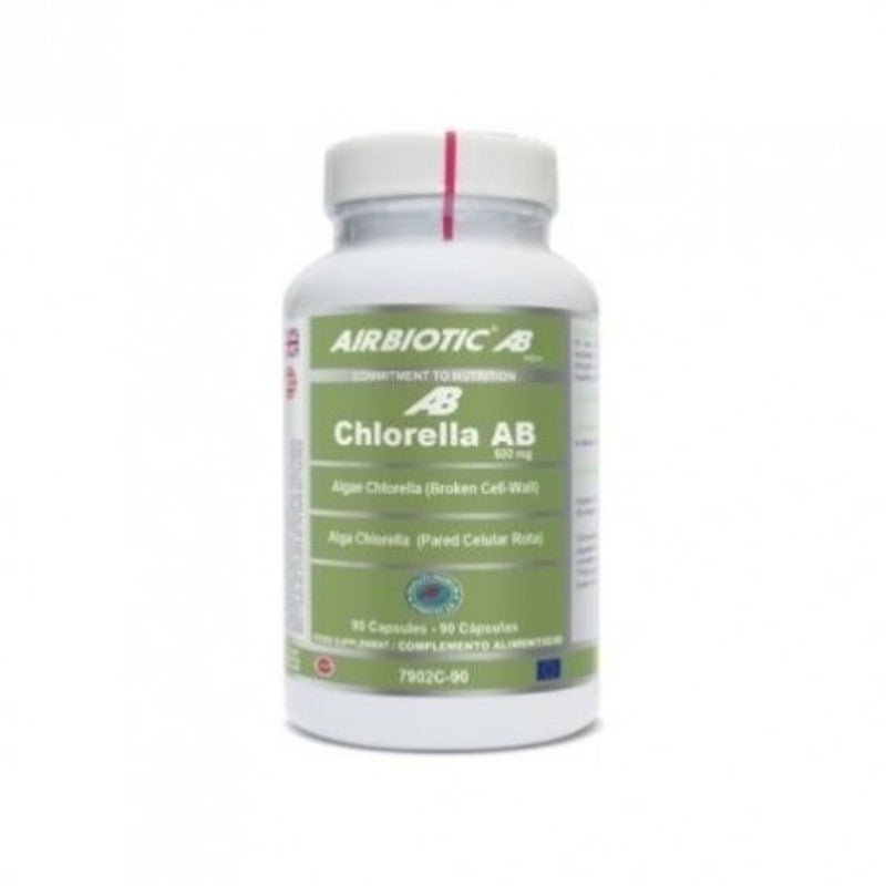 Airbiotic Chlorella AB 600 mg 90 Cápsulas-1