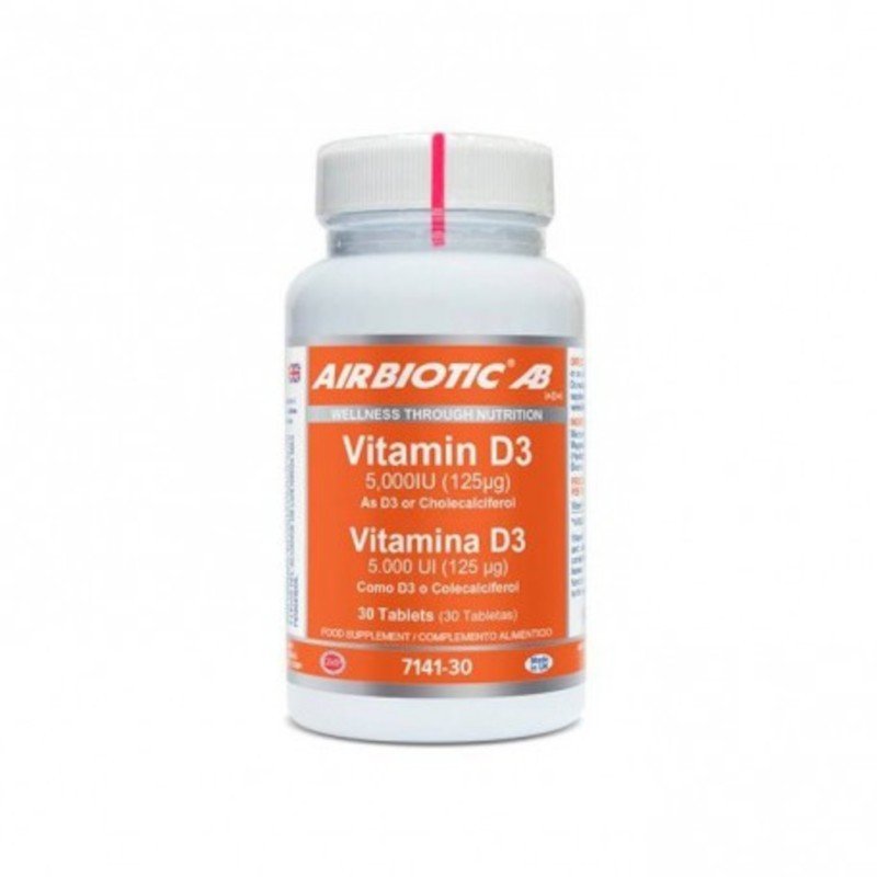 Airbiotic Vitamina D3 A 5000 UI 90 Comprimidos-1