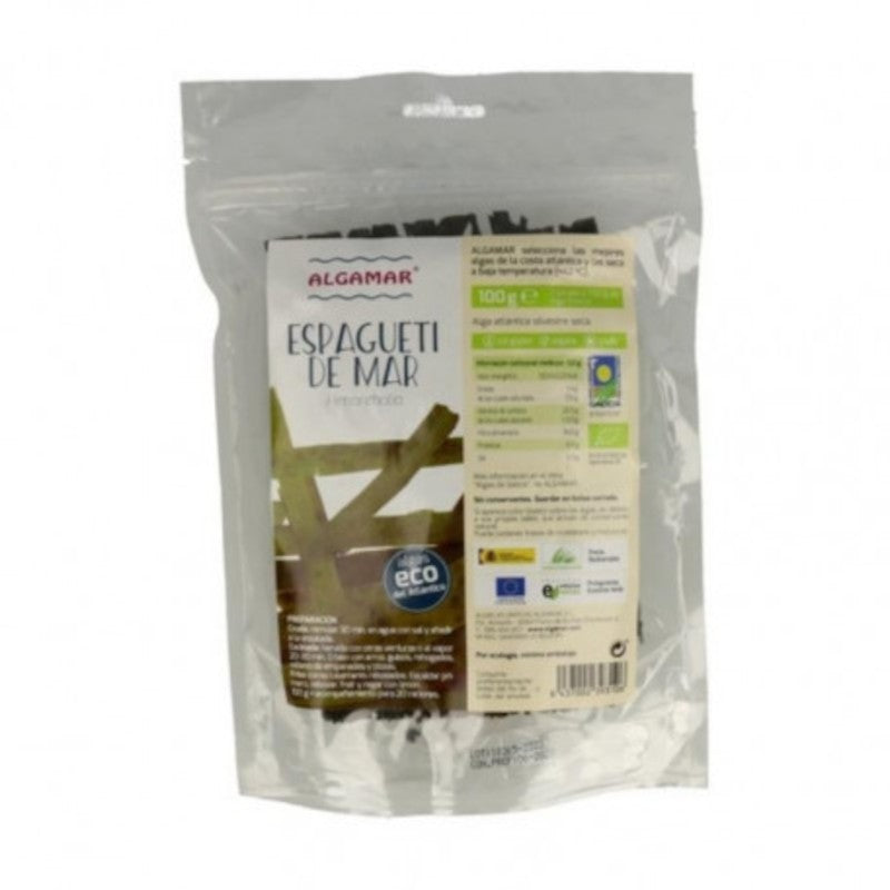 Algamar Alga Espagueti de Mar Bio 100 g-1