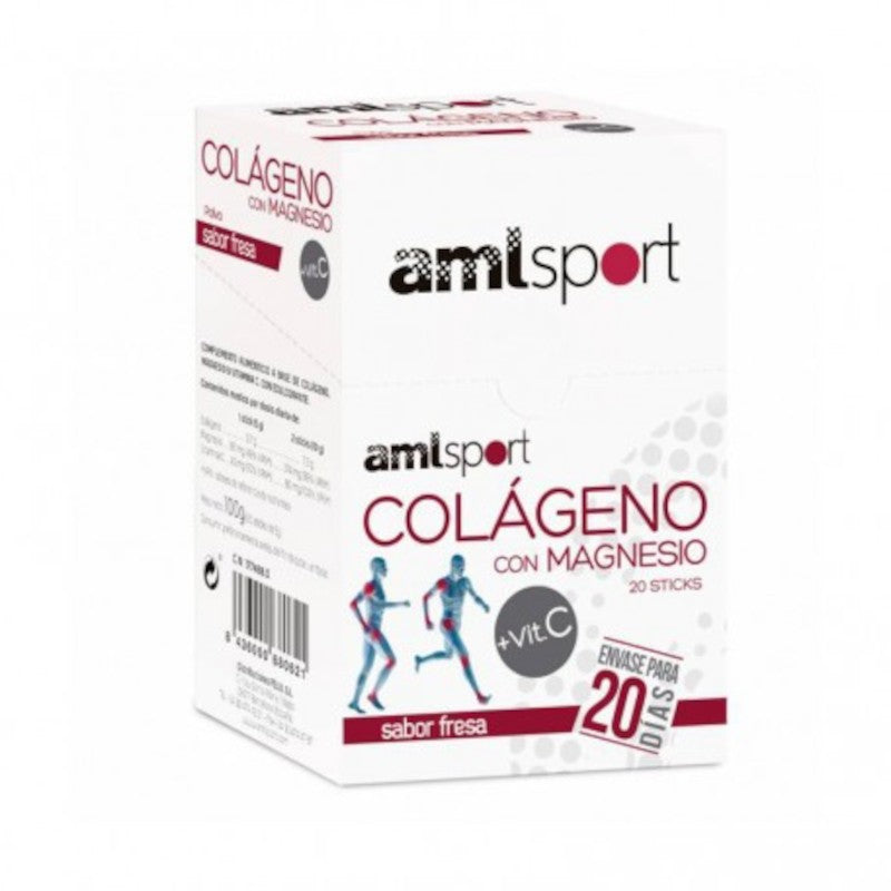 Ana María Lajusticia Colágeno Magnesio Vitamina C Sabor Fresa 20 Sticks-1