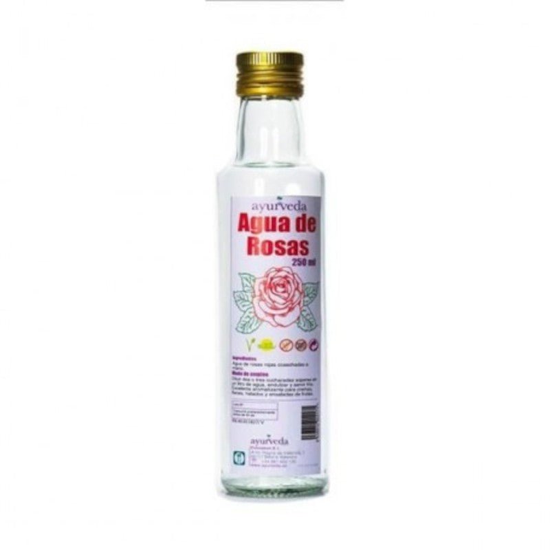 Ayurveda Agua de Rosas Rojas 250 ml-1