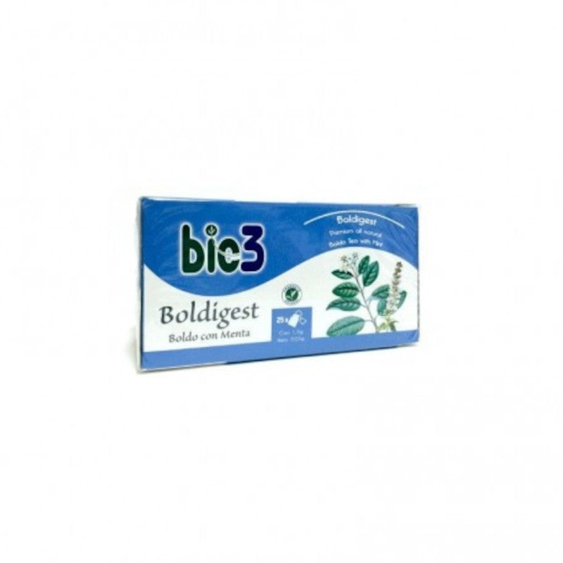 Bie3 Boldigest Boldo con Menta 25 Bolsitas-1