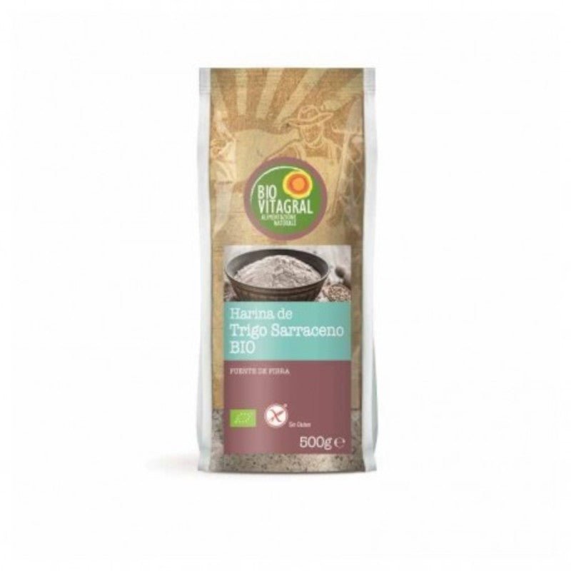 Bio Vitagral Harina de Trigo Sarraceno Sin Gluten 500 g-1