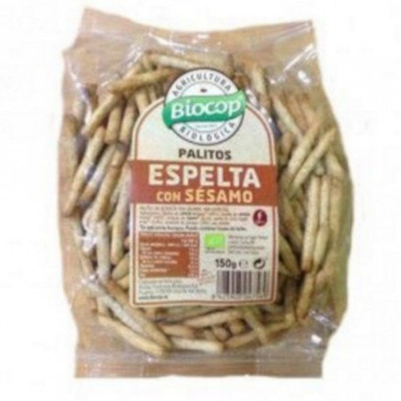 Biocop Palitos de Espelta y Sésamo 150 g-1