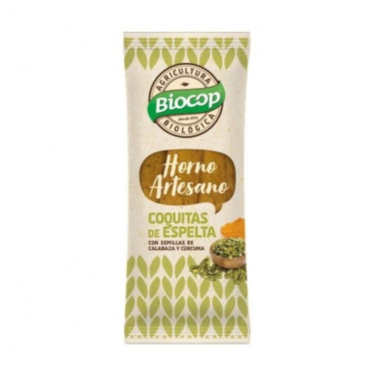 Biocop Snack de Coquita Espelta Calabaza/Cúrcuma 75 g-1