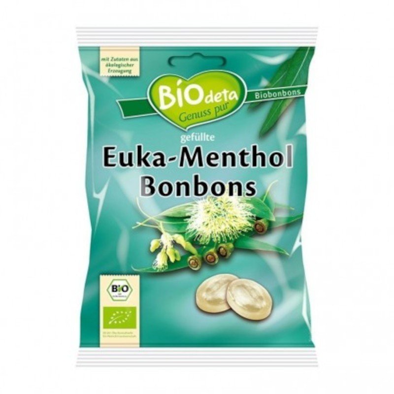 Biodeta Caramelos Eucalipto/Mentol 75 g-1