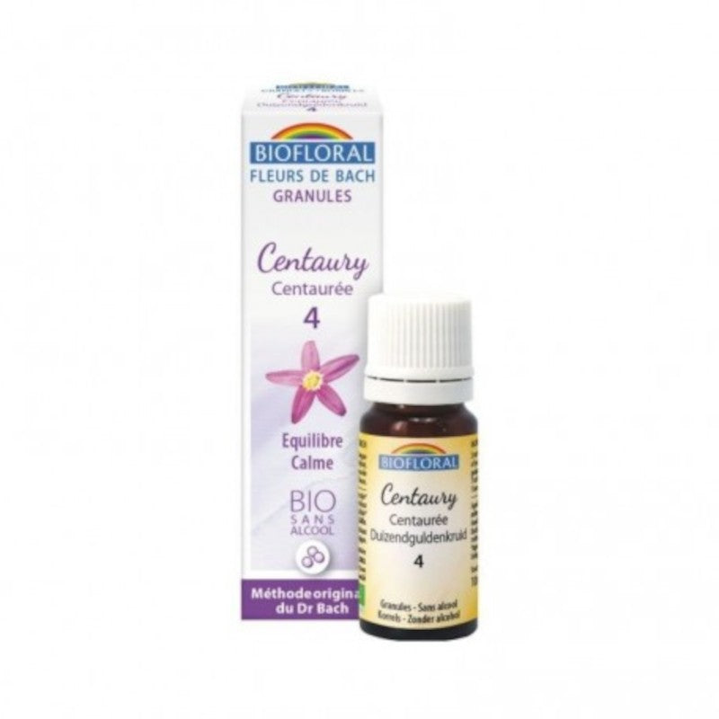 Biofloral Centaury - Centáure 4 (Equilibrio y Calma) Flores de Bach Bio Gránulos Sin Alcohol 9 g-1