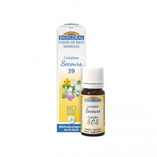 Biofloral Complejo Emergencia 39 Flores de Bach Bio Gránulos Sin Alcohol 9 g-1