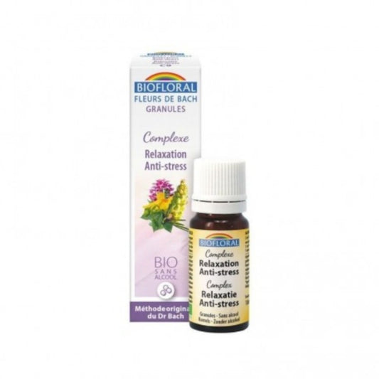 Biofloral Complejo Relajación & Antiestrés Flores de Bach Bio Gránulos Sin Alcohol 9 g-1