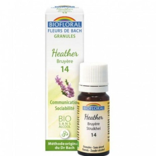 Biofloral Heather - Brezo 14 (Comunicación y Sociabilidad) Flores de Bach Bio Gránulos Sin Alcohol 9 g-1