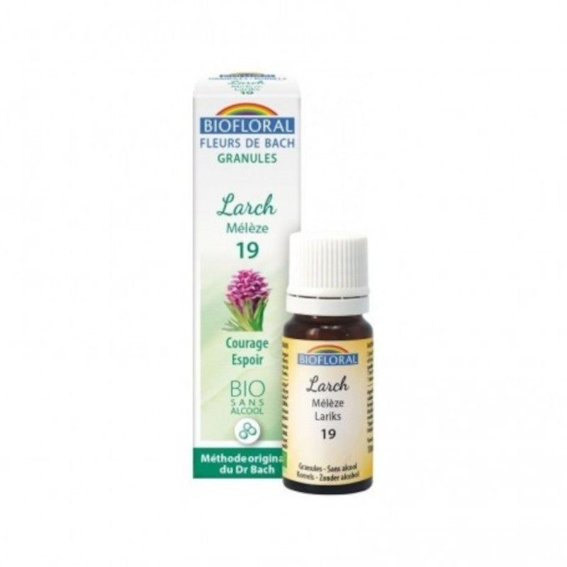 Biofloral Larch - Alerce 19 (Coraje y Esperanza) Flores de Bach Bio Gránulos Sin Alcohol 9 g-1