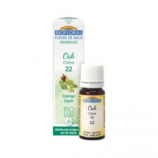 Biofloral Oak - Roble 22 (Ánimo y Esperanza) Flores de Bach Bio Gránulos Sin Alcohol 9 g-1