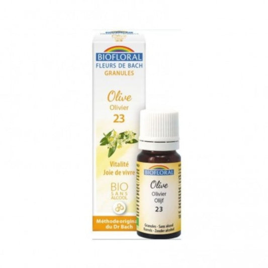 Biofloral Olive - Olivo 23 (Vitalidad y Alegría de Vivir) Flores de Bach Bio Gránulos Sin Alcohol 9 g-1