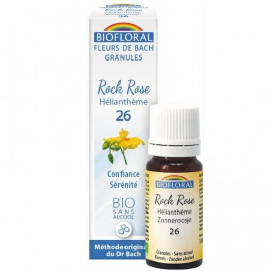 Biofloral Rock Rose - Heliantemo 26 (Confianza y Serenidad) Flores de Bach Bio Gránulos Sin Alcohol 9 g-1