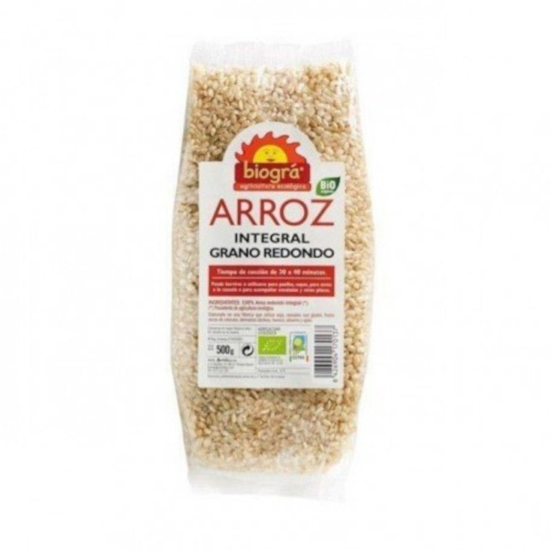 Biogra Arroz Integral Redondo Bio 500 g-1