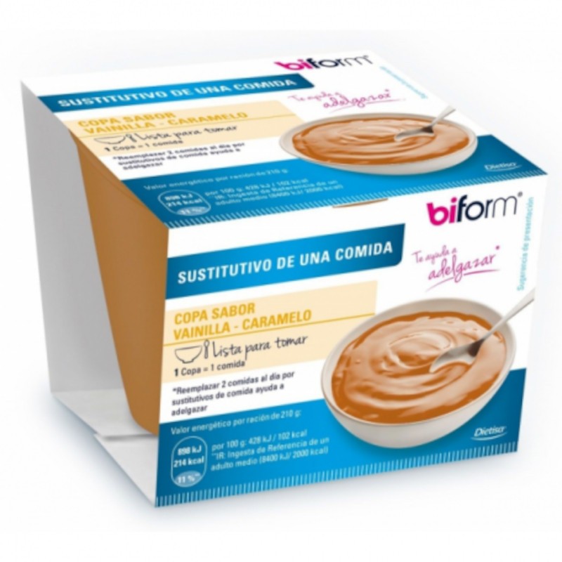 Dietisa Biform Copa Vainilla Caramelo 210 g-1
