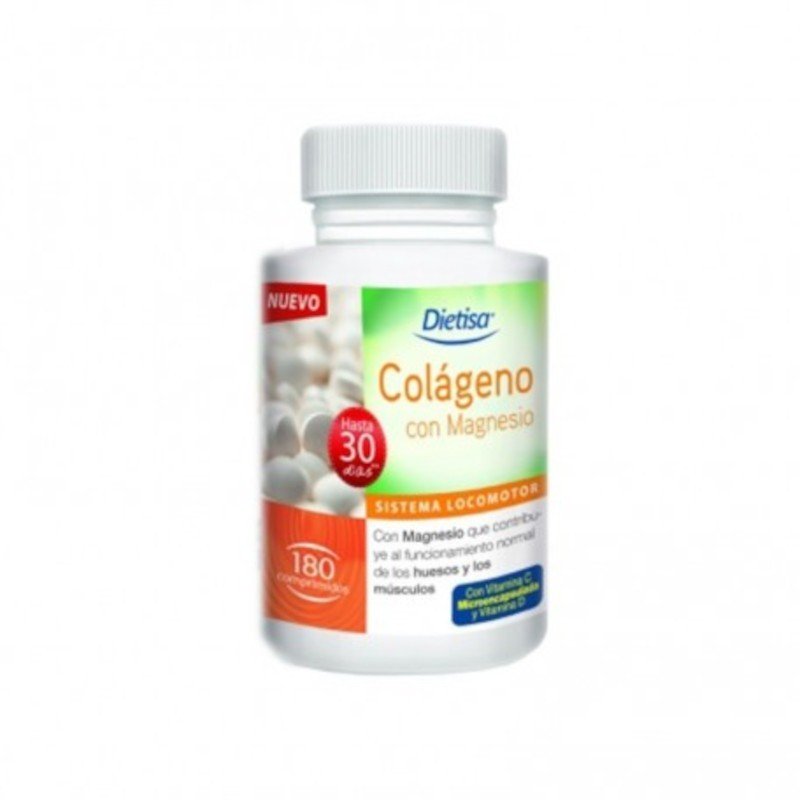 Dietisa Colágeno con Magnesio 800 mg 180 Comprimidos-1