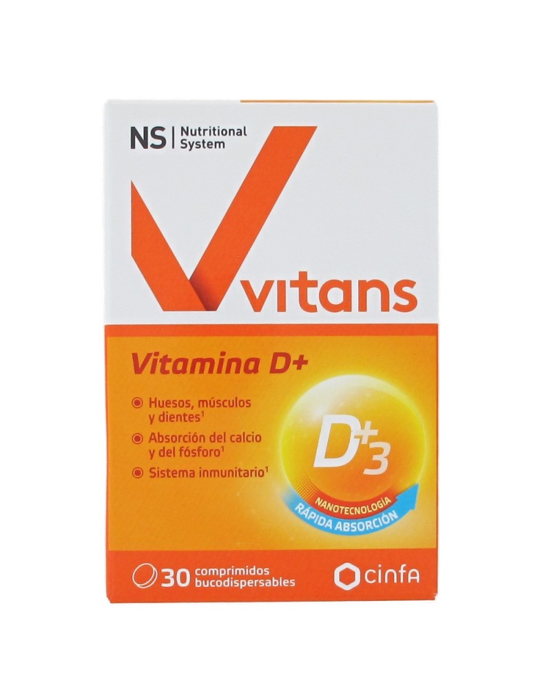 Nutritional System Vitans Vitamina D+ Cápsulas 30 uds-1