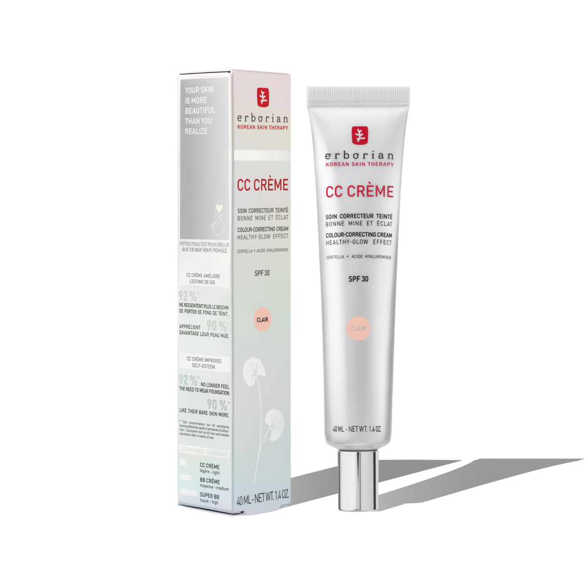 Erborian CC Crème Clair Crème Visage 40ml