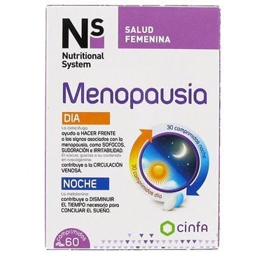 Nutritional System Ns Menopausia Comprimidos Día y Noche 60 ud-3