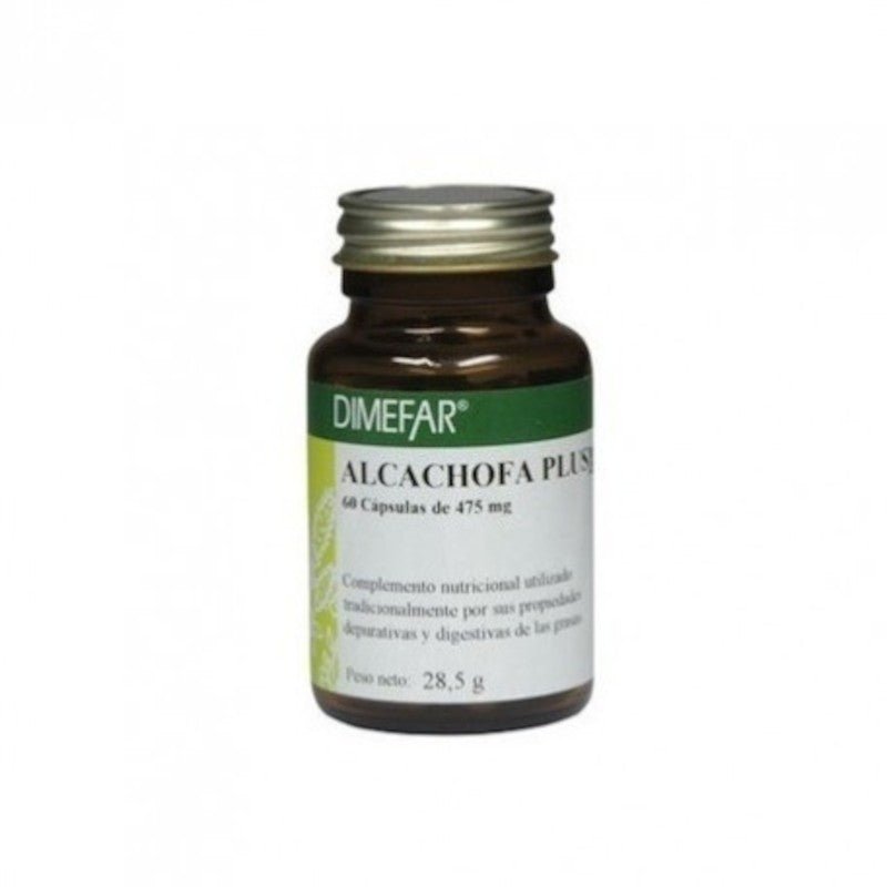 Dimefar Alcachofa Plus 500 mg 60 Cápsulas-1
