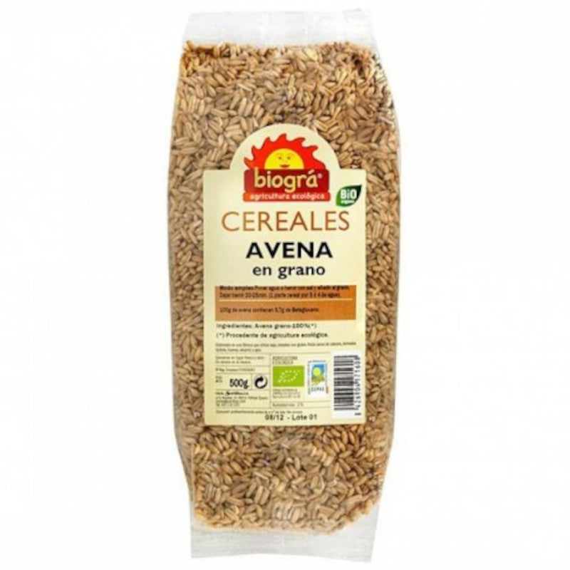 Biogra Avena en Grano Bio 500 g-1