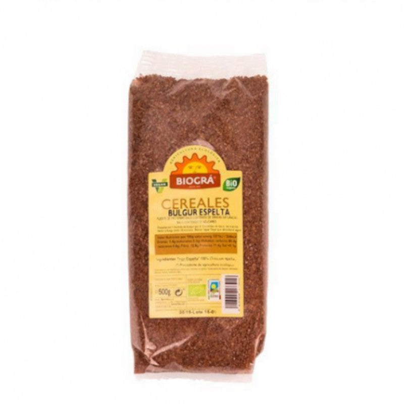 Biogra Bulgur de Espelta Integral Bio 500 g-1
