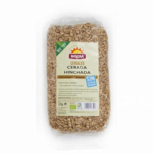 Biogra Cebada Hinchada Sin Azúcar Sin Miel Bio 125 g-1