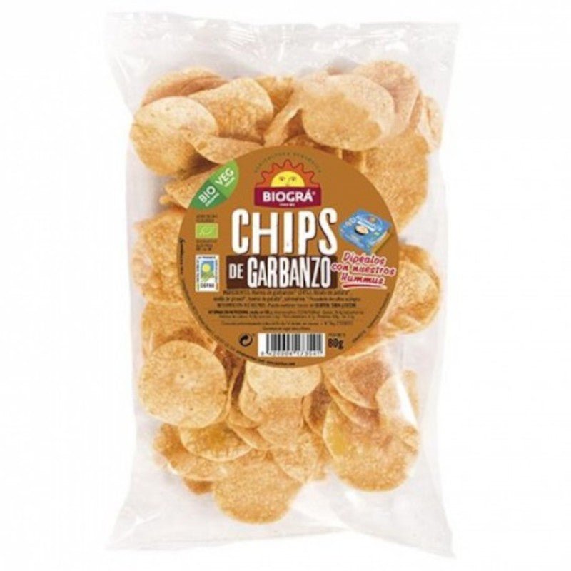 Biogra Chips de Garbanzo Bio 80 g-1
