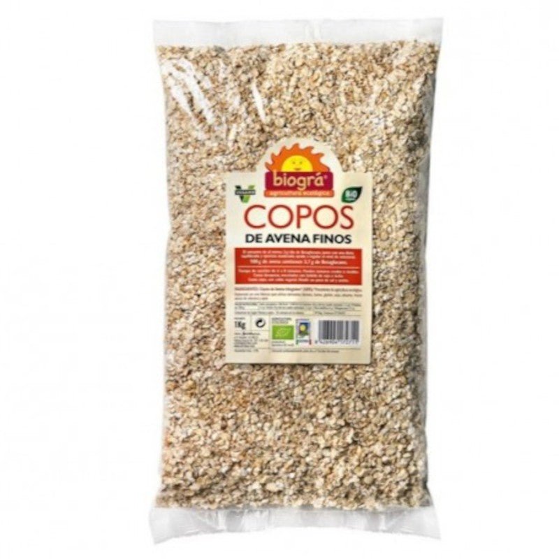 Biogra Copos de Avena Integral Finos Bio 1 kg-1