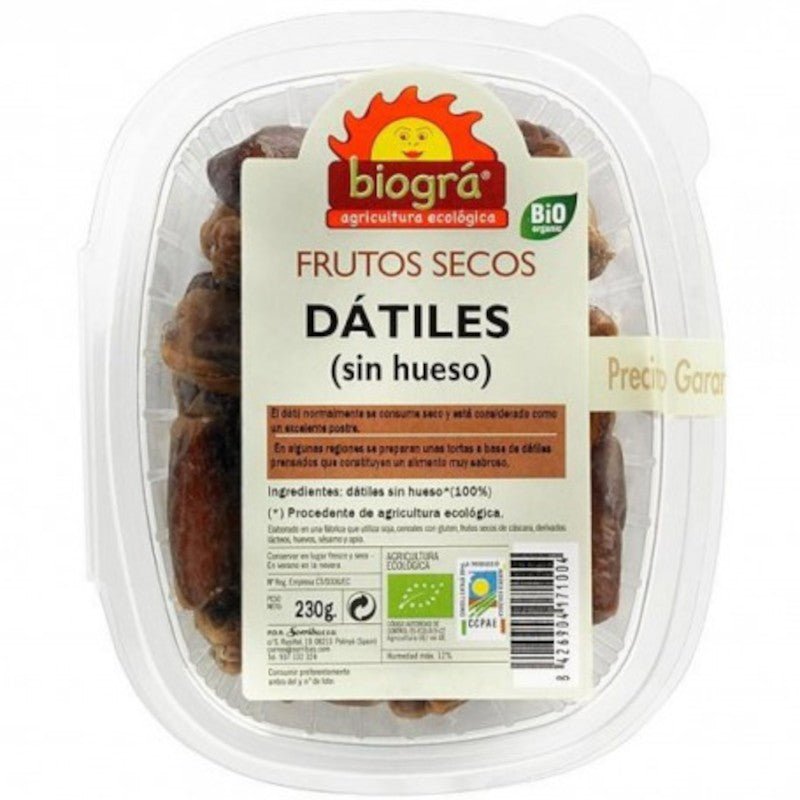 Biogra Dátiles Sin Hueso Bio 230 g-1