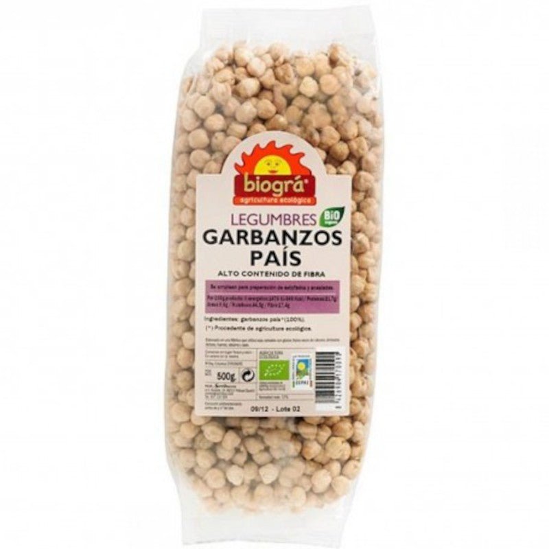 Biogra Garbanzos País Bio 500 g-1