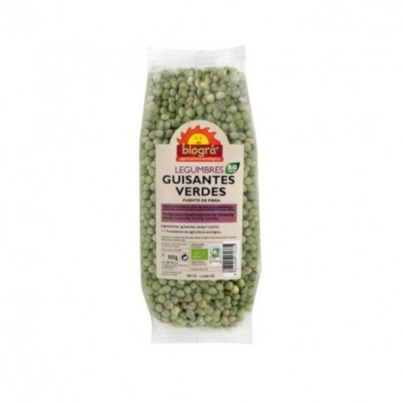 Biogra Guisantes Verdes Bio 500 g-1