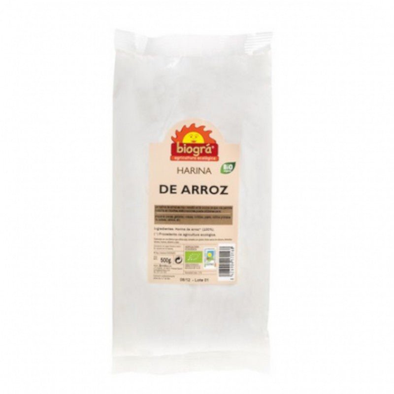 Biogra Harina de Arroz Bio 500 g-1