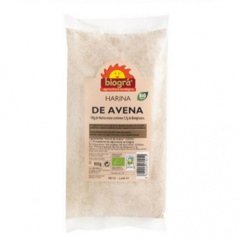 Biogra Harina de Avena Bio 500 g-1