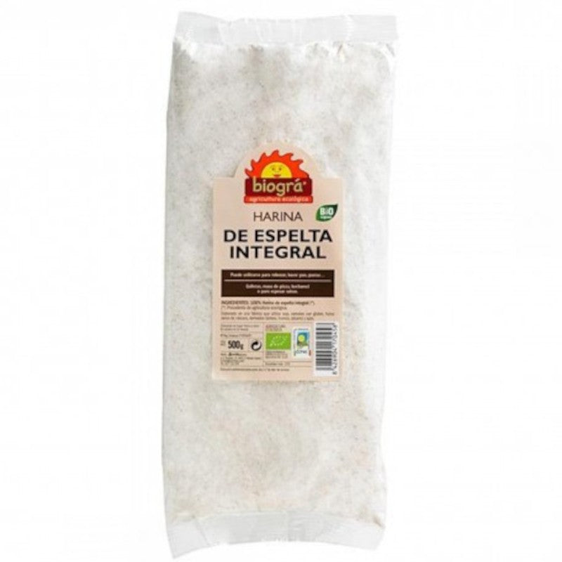 Biogra Harina de Espelta Integral Bio 500 g-1
