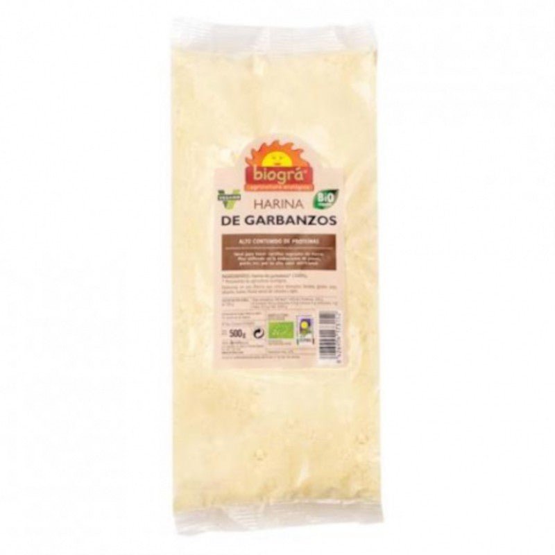 Biogra Harina de Garbanzos Bio 500 g-1