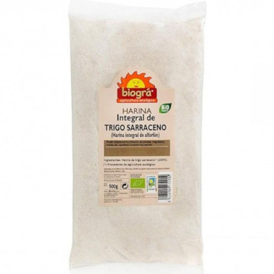 Biogra Harina de Trigo Sarraceno Integral Bio 500 g-1
