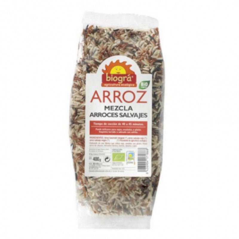 Biogra Mezcla de Arroces Salvajes 250 g-1