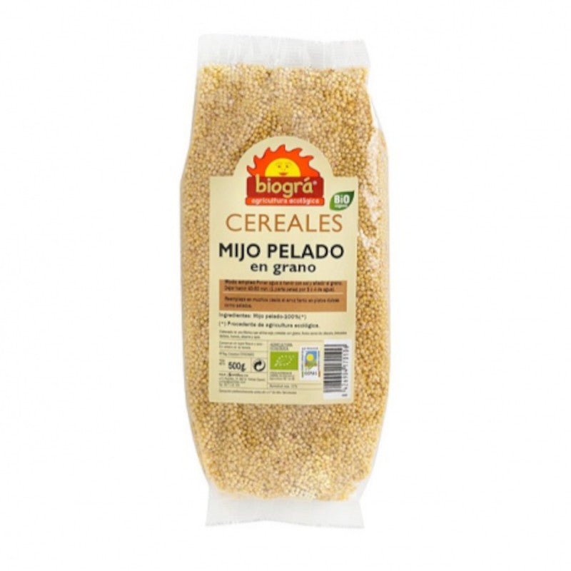 Biogra Mijo Pelado en Grano Bio 500 g-1