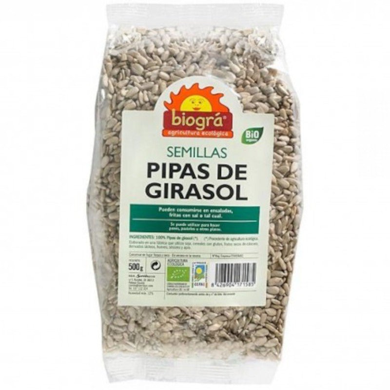 Biogra Pipas de Girasol Bio 500 g-1