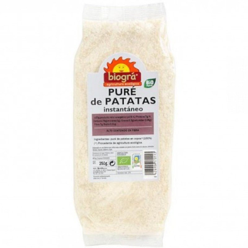 Biogra Puré de Patatas Instantáneo Bio 250 g-1