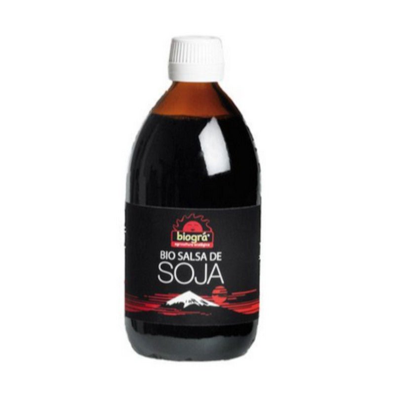 Biogra Salsa de Soja Shoyu Grande Bio 500 ml-1