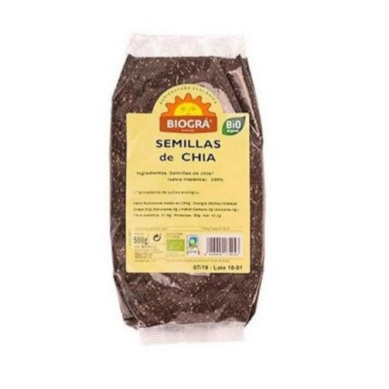 Biogra Semillas de Chía Bio 500 g-1