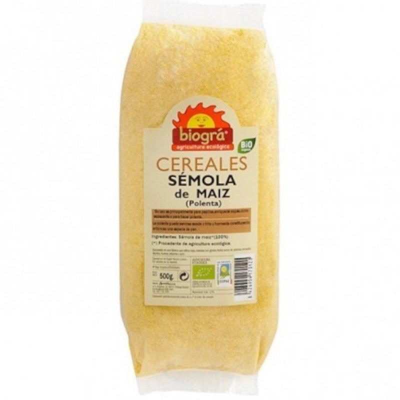 Biogra Sémola de Maíz (Polenta) Bio 500 g-1