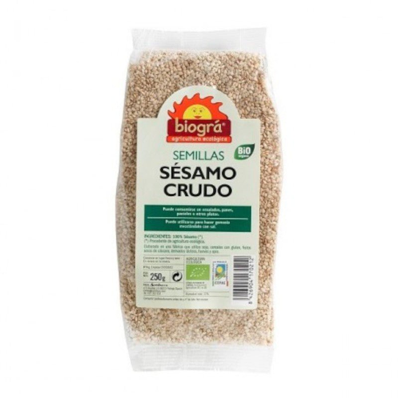 Biogra Sésamo Crudo Bio 250 g-1