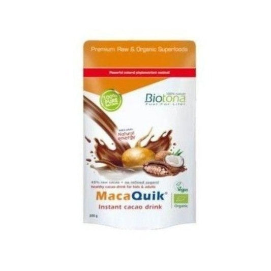 Biotona Macaquik Bebida Instantánea de Cacao Bio 200 g-1