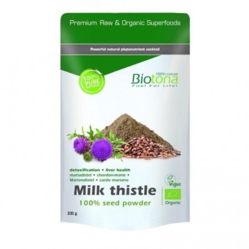 Biotona Polvo de Semillas de Cardo Mariano Bio 200 g-1