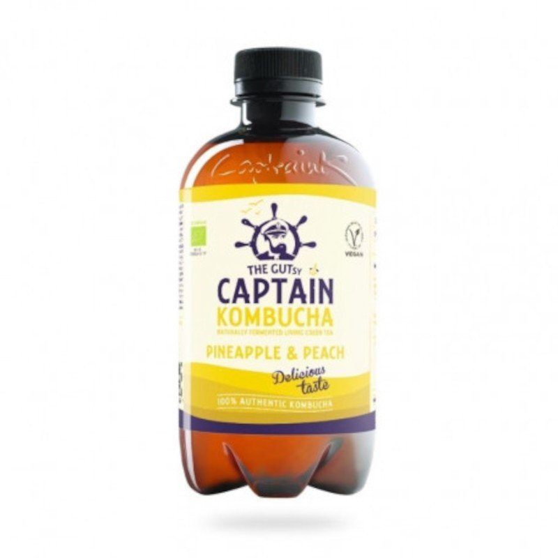 Captain Kombucha Piña y Melocotón 1 L-1