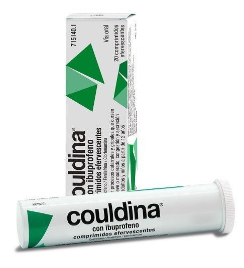 Couldina con Ibuprofeno 20 Comprimidos Efervescentes-1